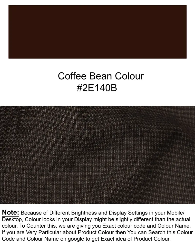 Coffee Bean Brown Premium Cotton Waistcoat 7