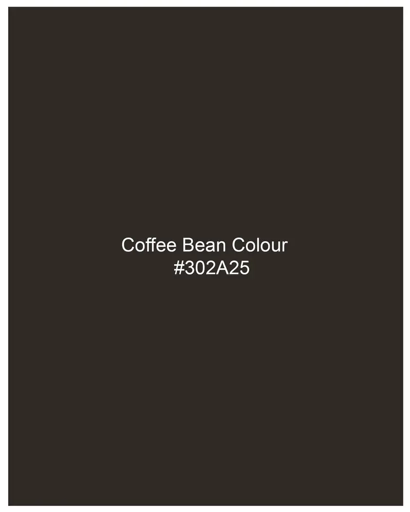 Coffee Bean Brown Pure Wool Cross Placket Bandhgala Designer Blazer 11
