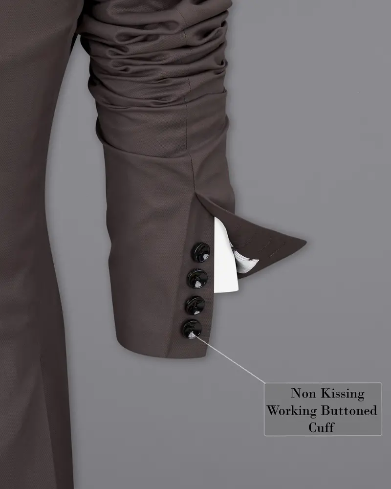 Coffee Brown Tuxedo Blazer 10