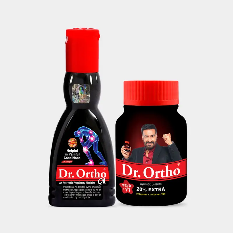 Combo Pack Of Joint Pain Oil (60Ml) & Capsules (60Caps) 1