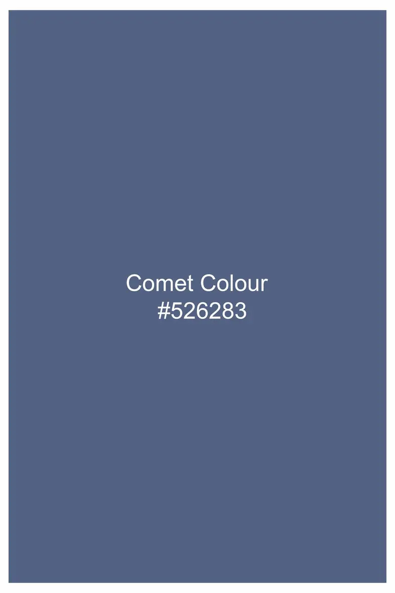 Comet Blue Flannel Designer Shirt 9