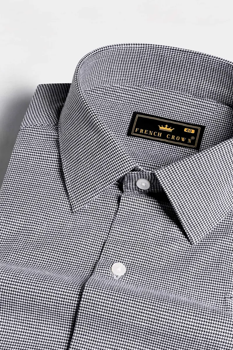 Comet Gray Houndstooth Shirt 1