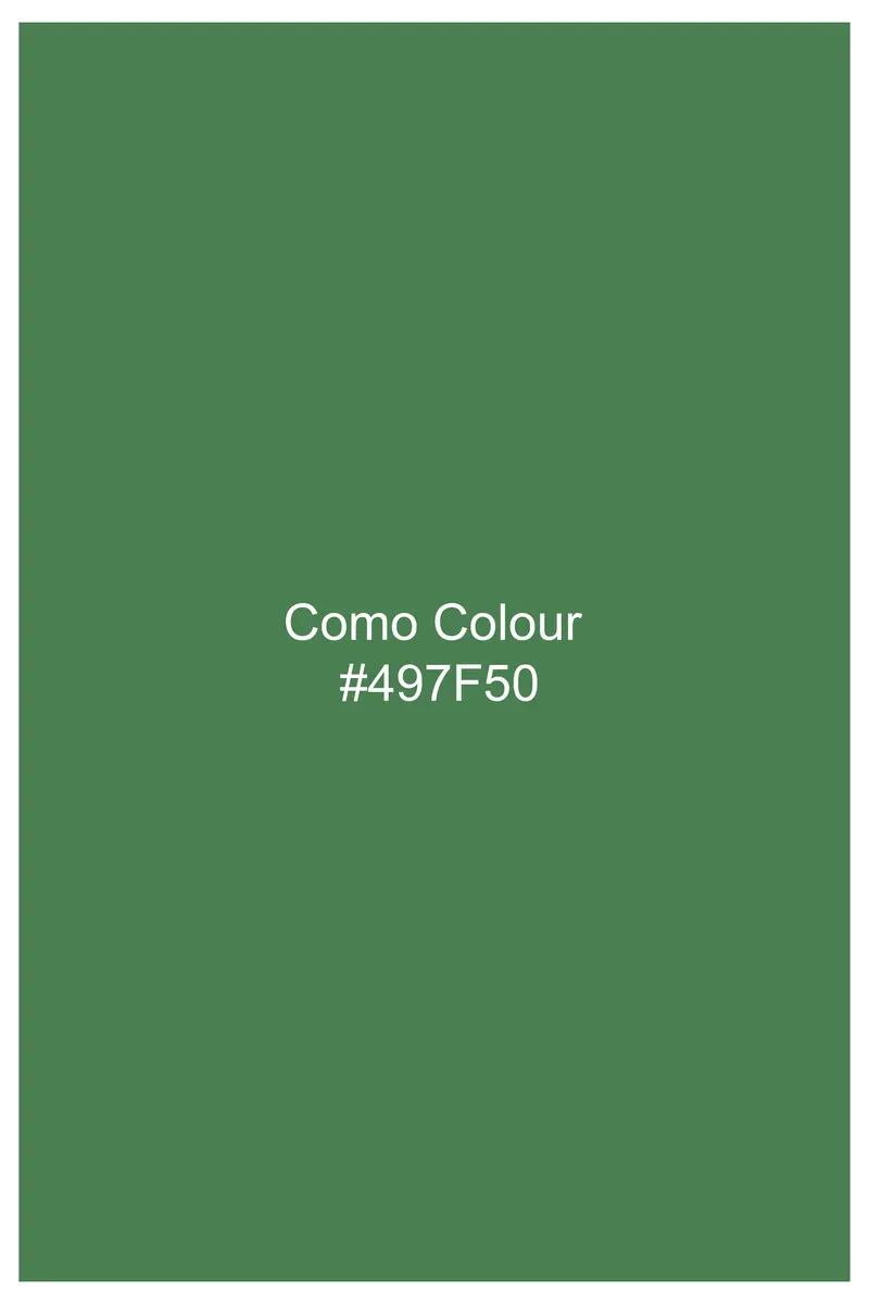 Como Green Cross Placket Bandhgala Wool Rich Blazer 7