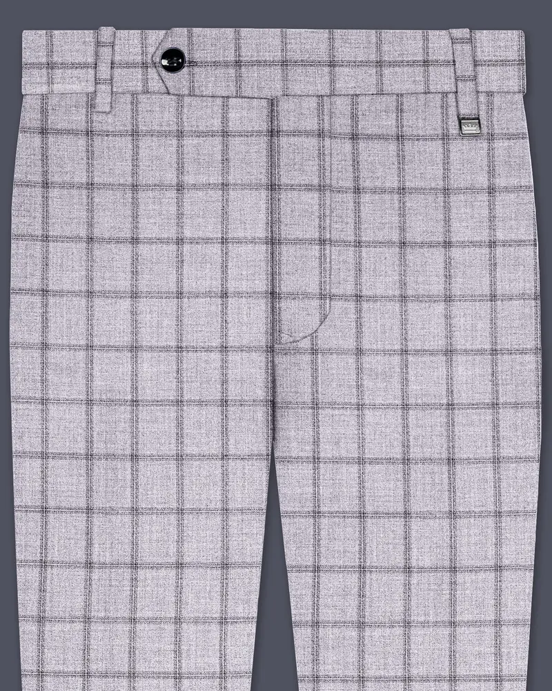 Concord Gray Plaid Pant 1
