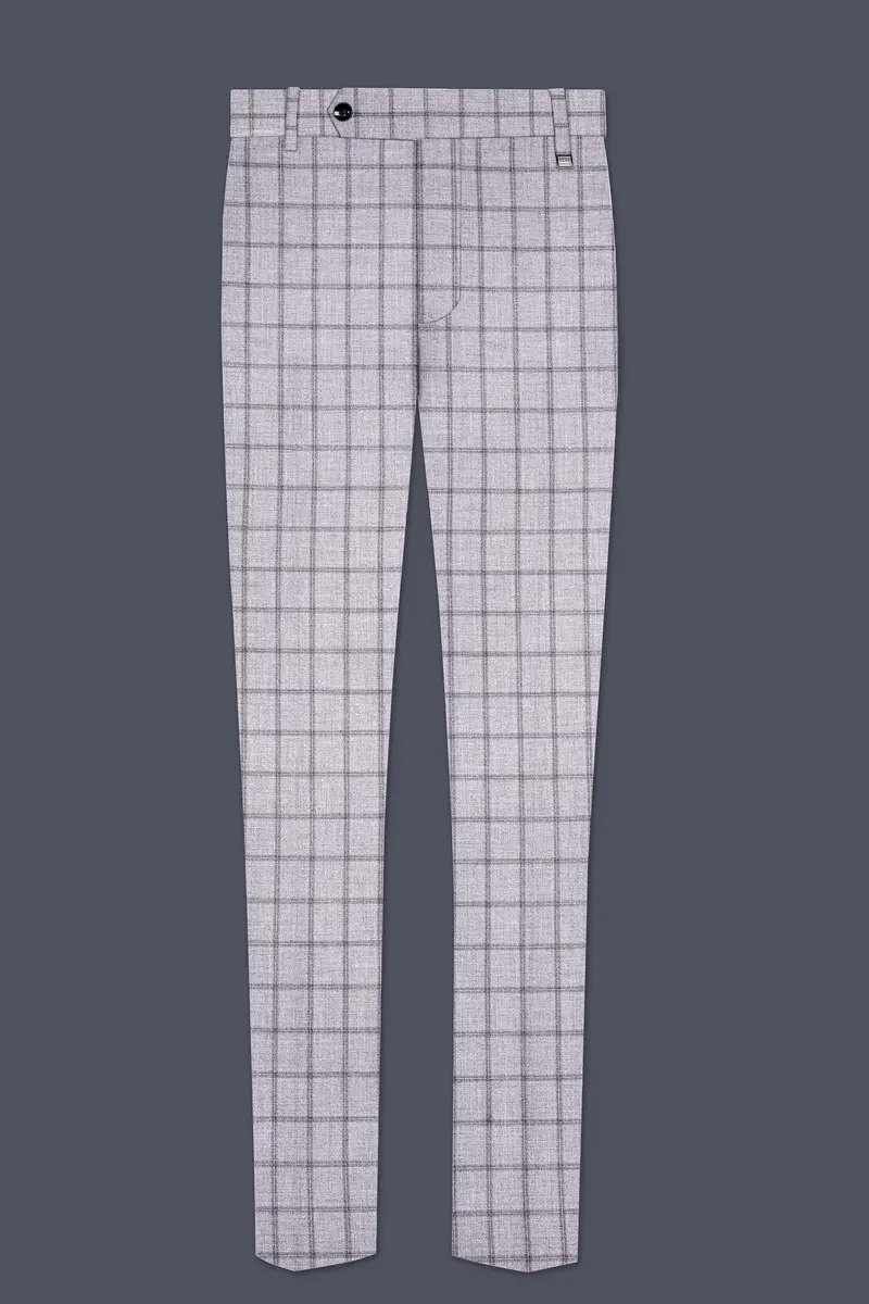 Concord Gray Plaid Pant 2
