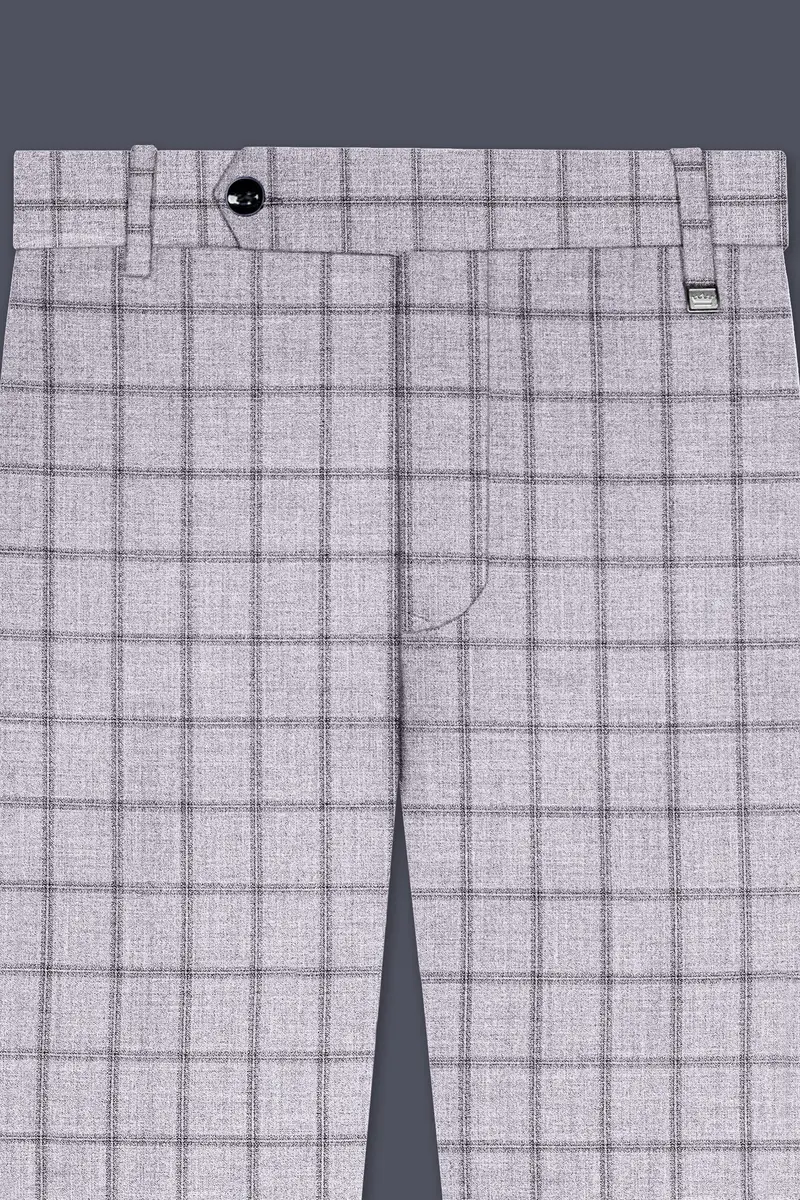 Concord Gray Plaid Pant 4