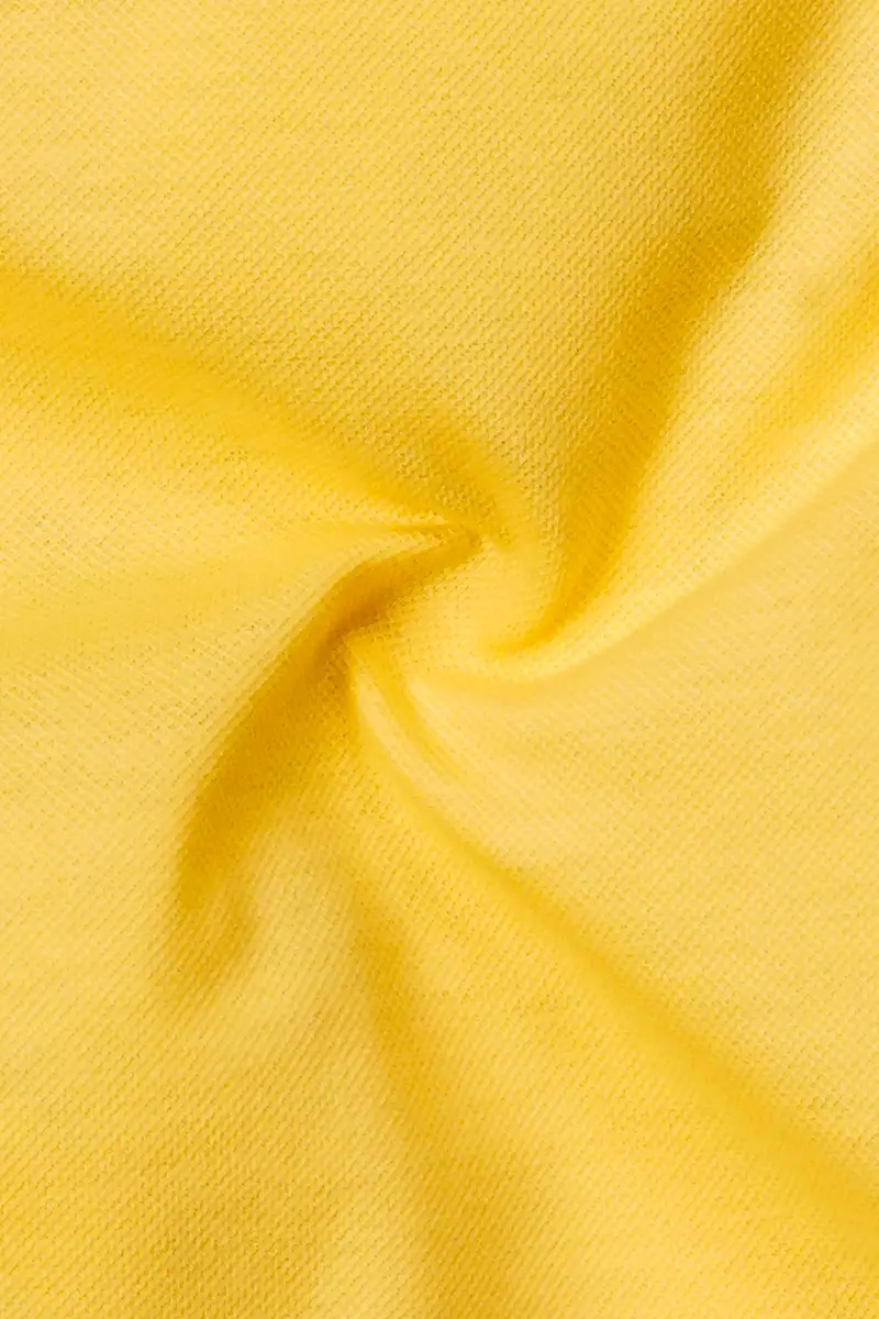 Confetti Yellow Solid Premium Cotton Pique Polo 3