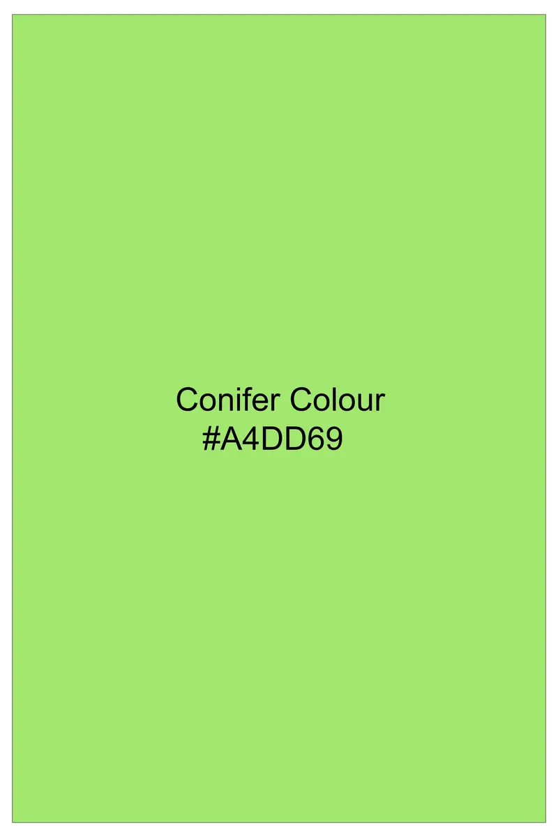Conifer Green Super Soft Premium Cotton Designer Shirt 9