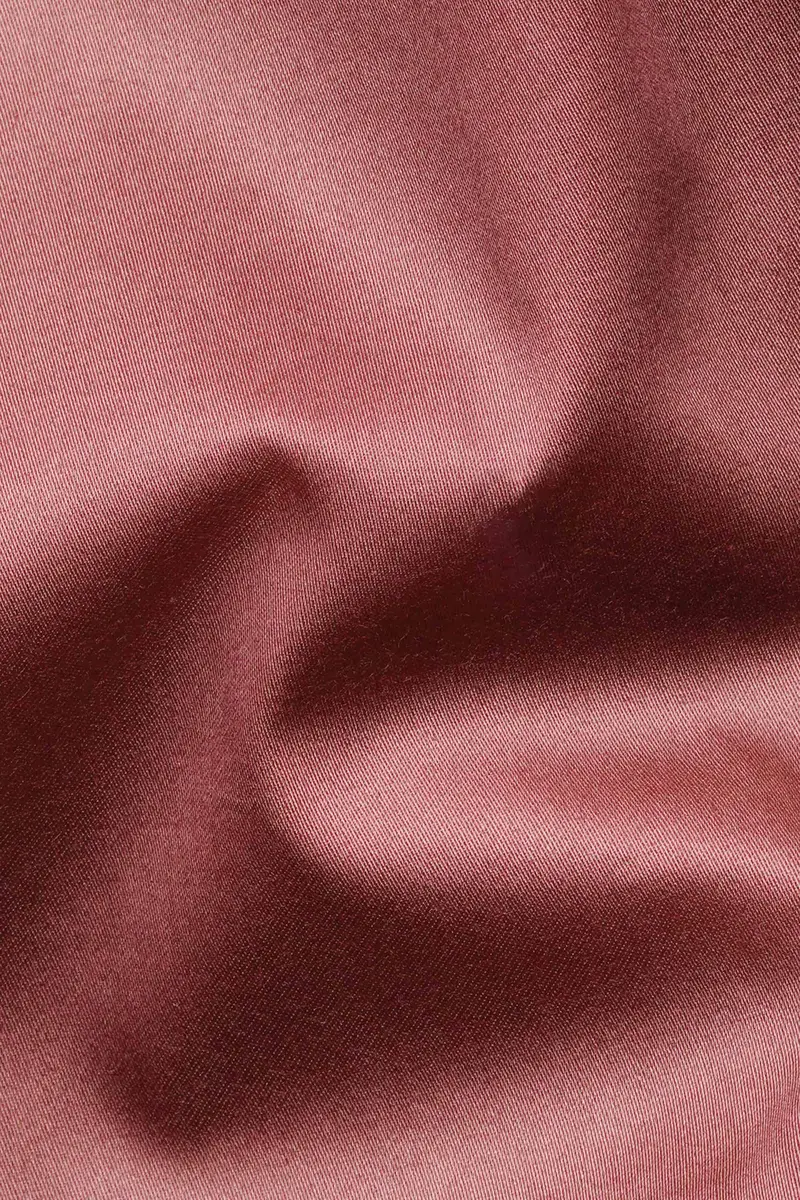 Coral Pink Subtle Sheen Super Soft Premium Cotton Mandarin Shirt 2