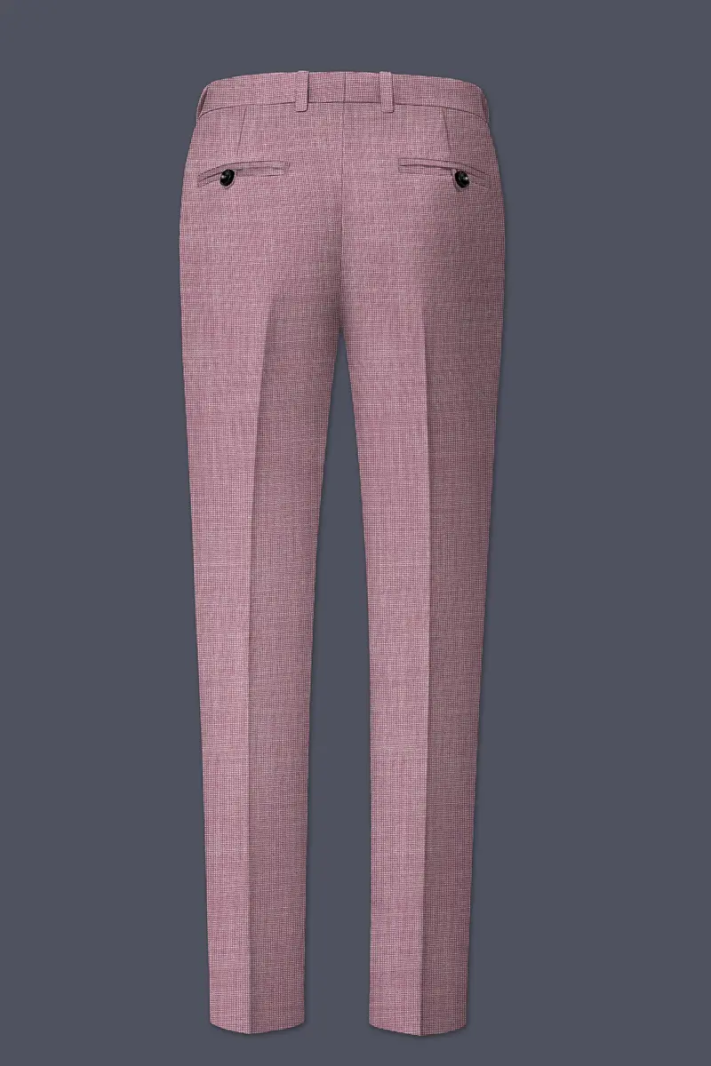 Coral Tree Red Textured Pant 5