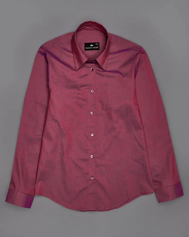 Cordovan Maroon Premium Cotton Shirt 6