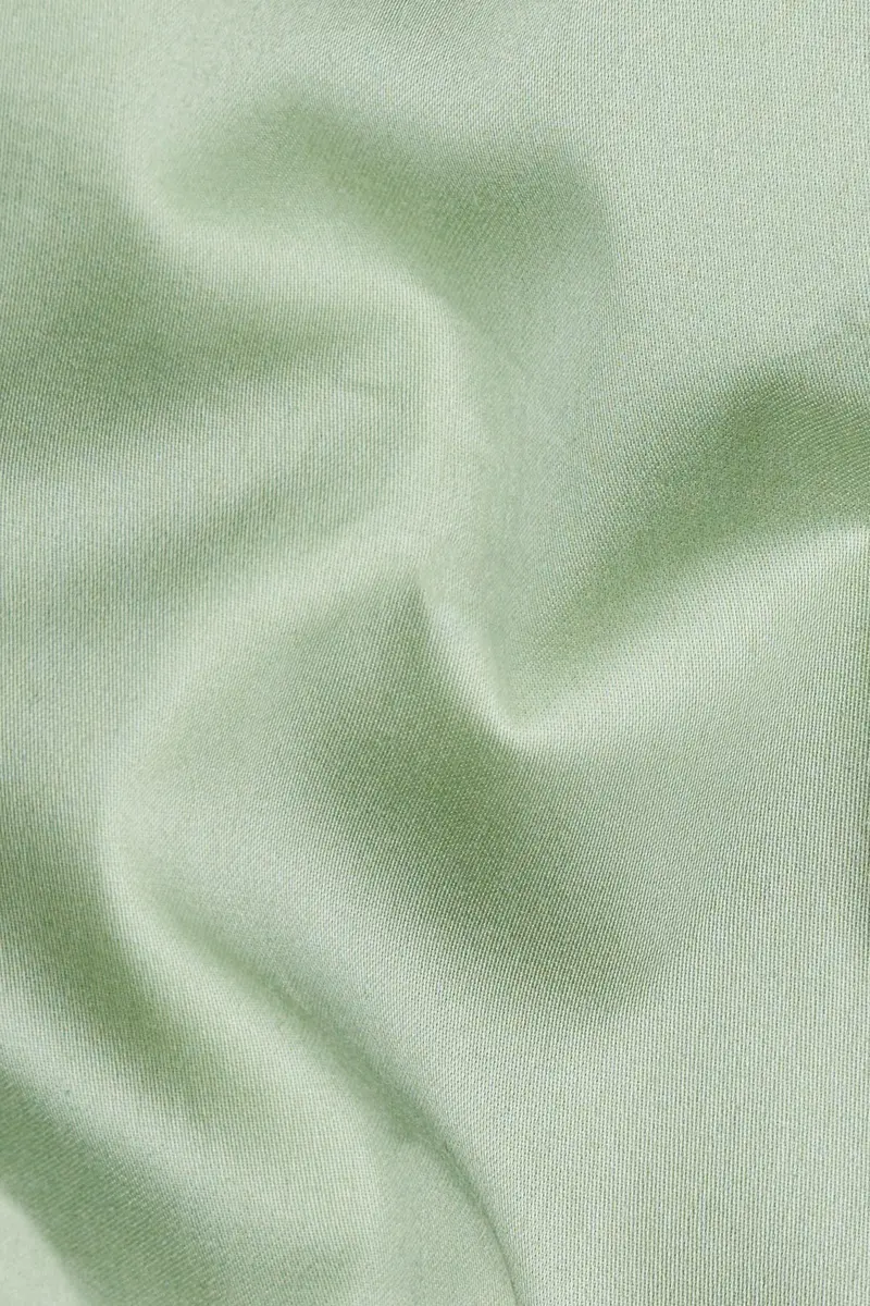 Coriander Green Subtle Sheen Super Soft Premium Cotton Kurta Set 3