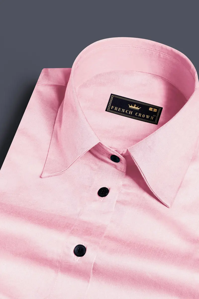 Cosmos Pink Premium Cotton Shirt 4