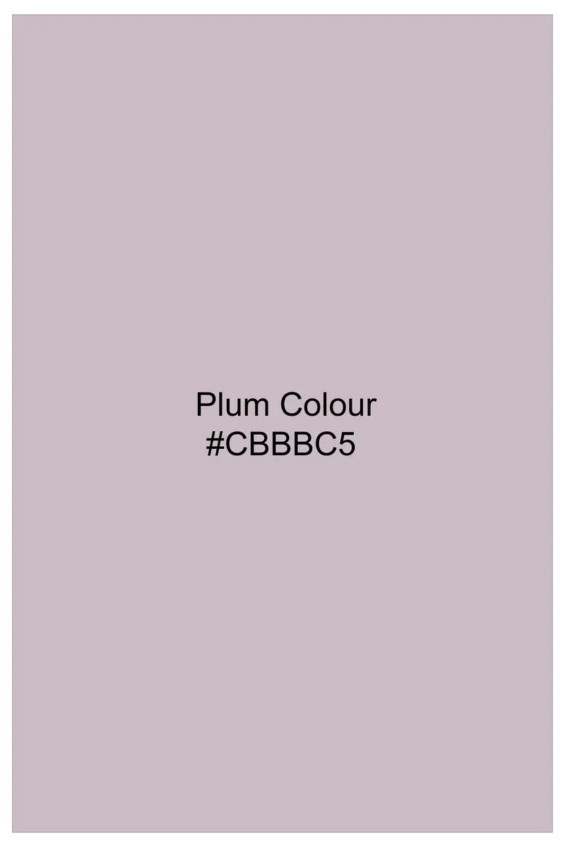 Coutaro-Plum Pink Subtle Sheen Super Soft Premium Cotton Mandarin Dress Shirt 7