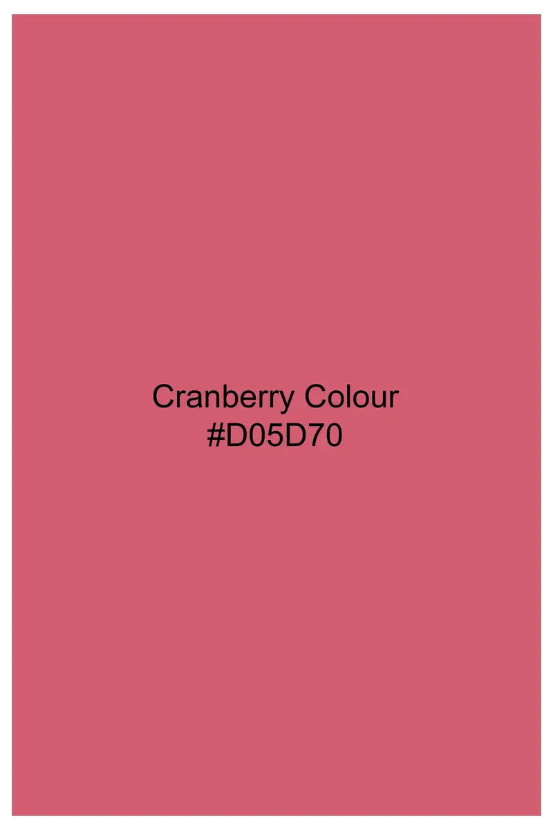 Cranberry Pink Printed Subtle Sheen Super Soft Premium Cotton Shirt 17