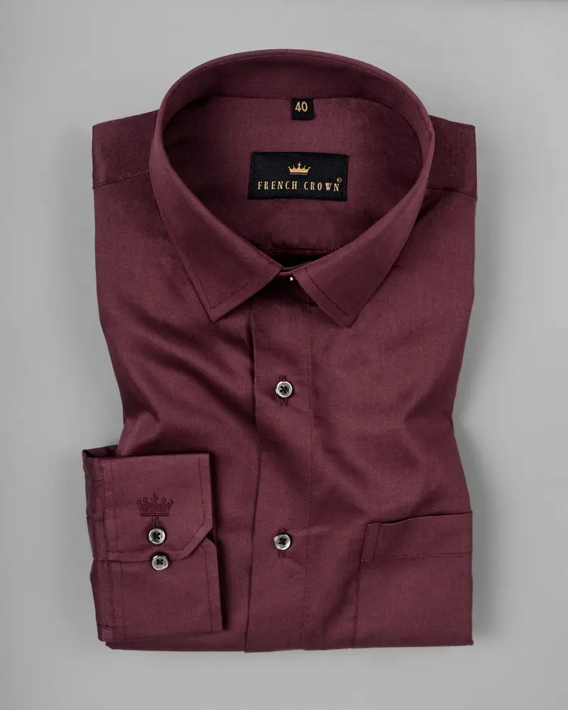 Crater Brown Premium Cotton Shirt 3