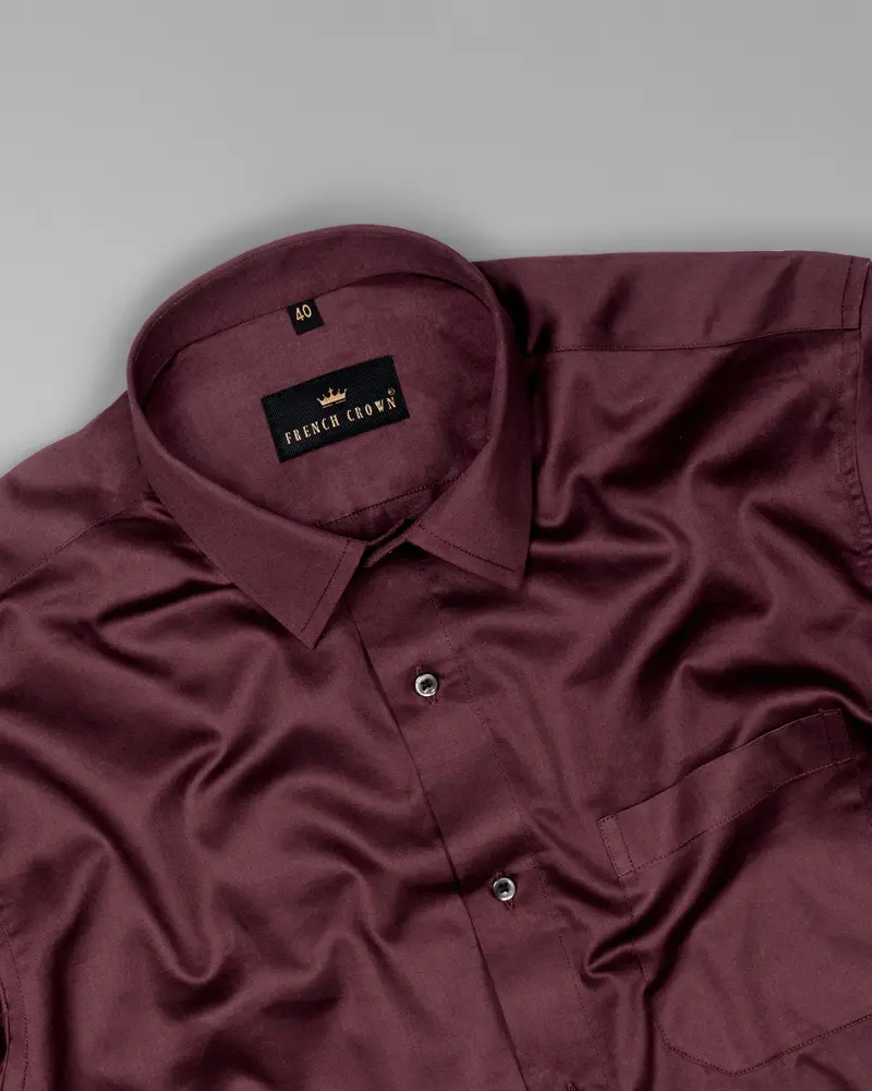 Crater Brown Premium Cotton Shirt 4