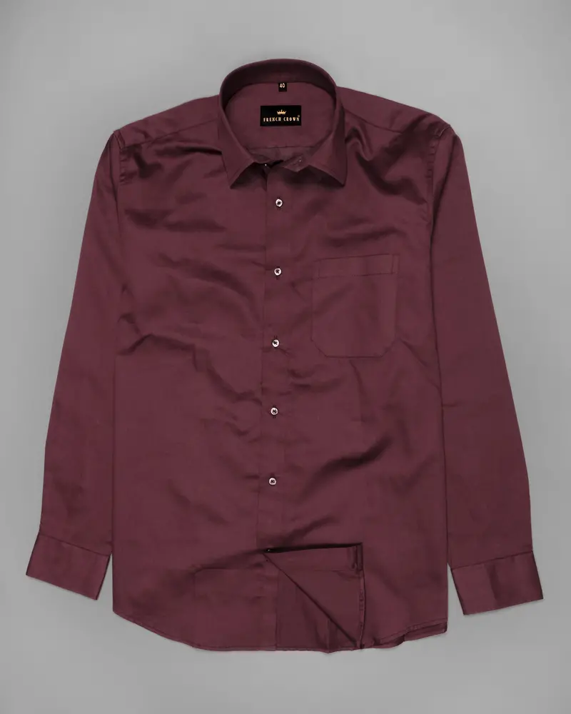 Crater Brown Premium Cotton Shirt 5
