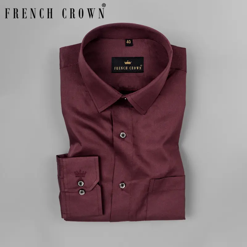 Crater Brown Premium Cotton Shirt 7