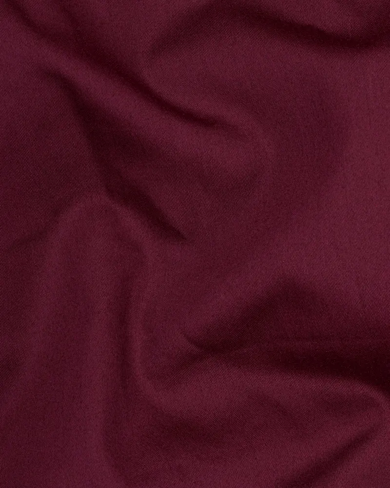 Crater Maroon Subtle Sheen Super Soft Premium Cotton Shirt 3