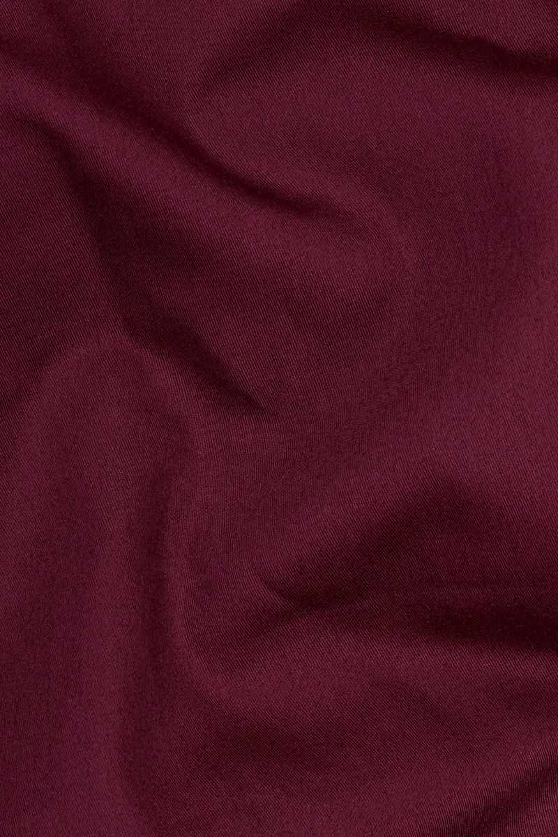 Crater Wine Subtle Sheen Super Soft Premium Cotton Kurta 3