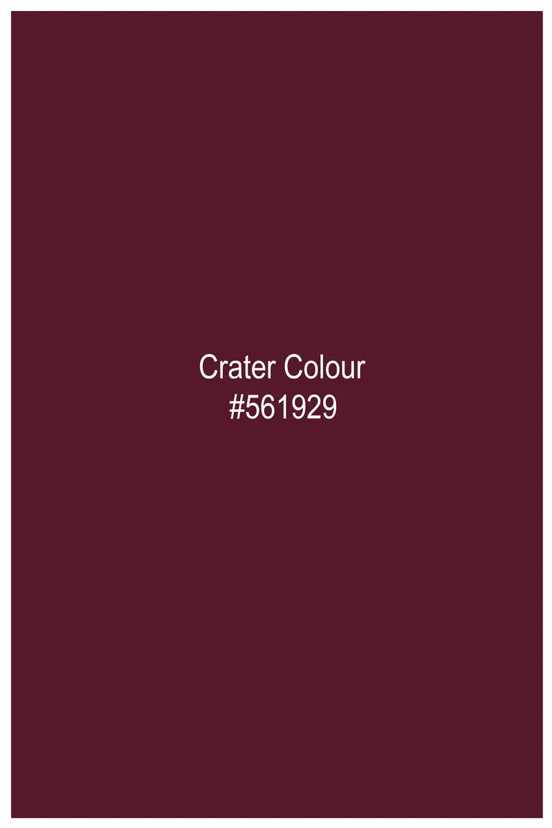 Crater Wine Subtle Sheen Super Soft Premium Cotton Kurta Set 8