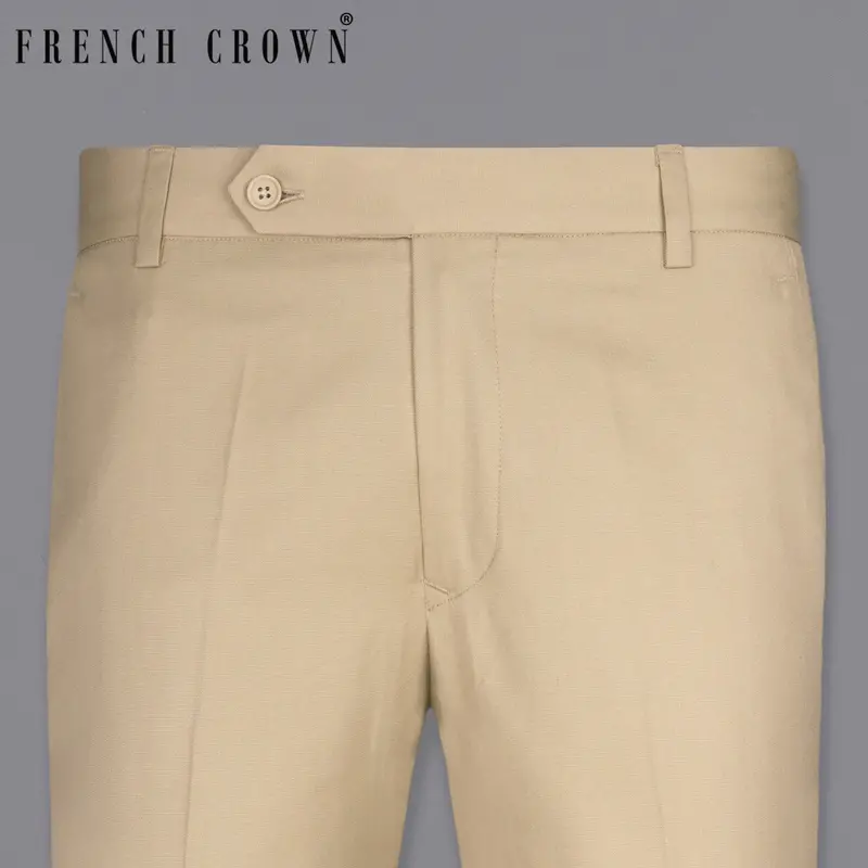 Cream Formal Pant 1
