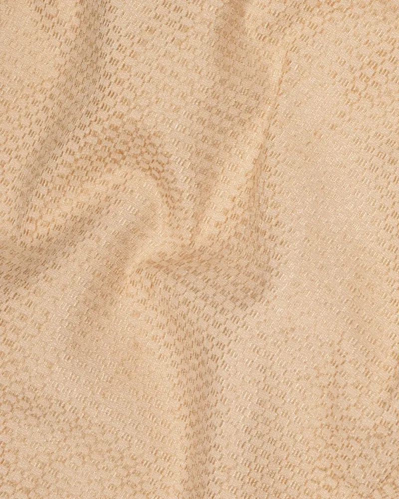 Cream Velvet Textured Premium Cotton Pant 3