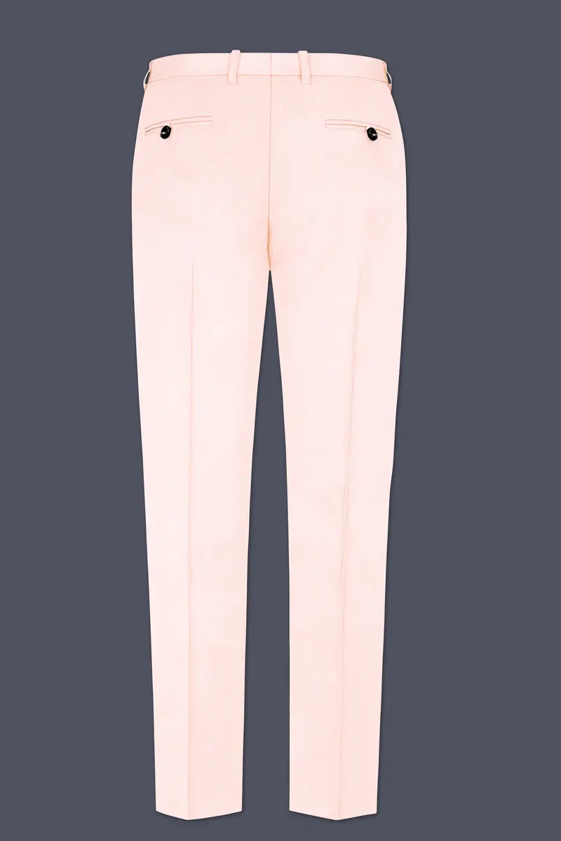 Cremivell-Almond Cream Velvet Peak Lapel Tuxedo Suit 14