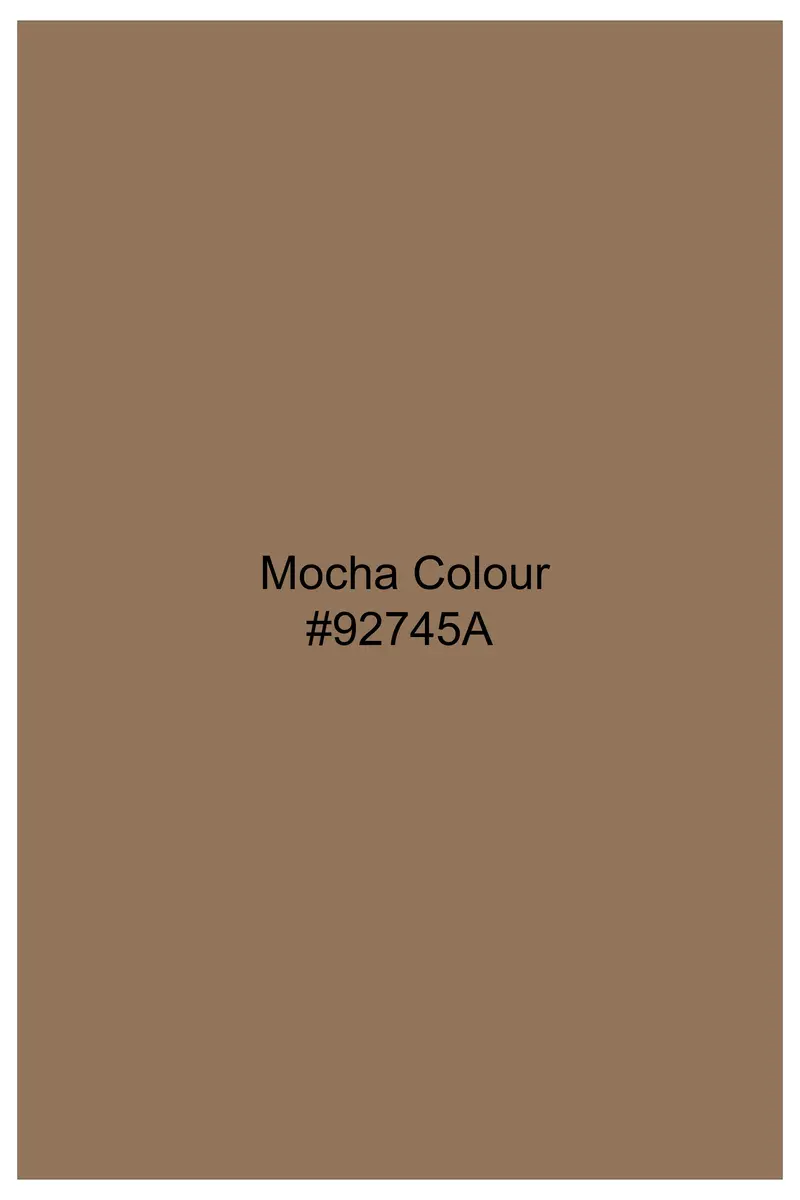 Cremont-Mocha Brown Luxurious Linen Stretchable Waistcoat 5