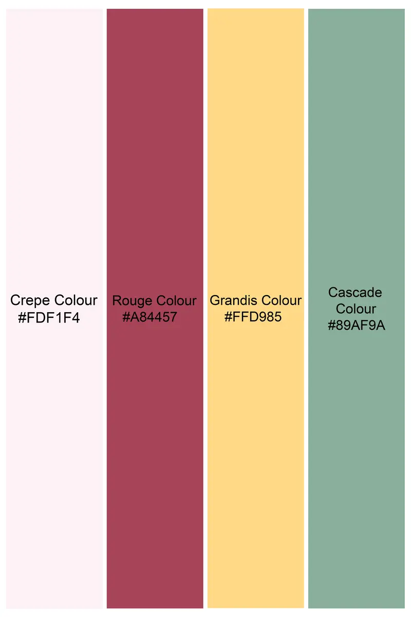 Crepe Pink With Grandis Yellow Multicolor Printed Premium Cotton Shorts 7
