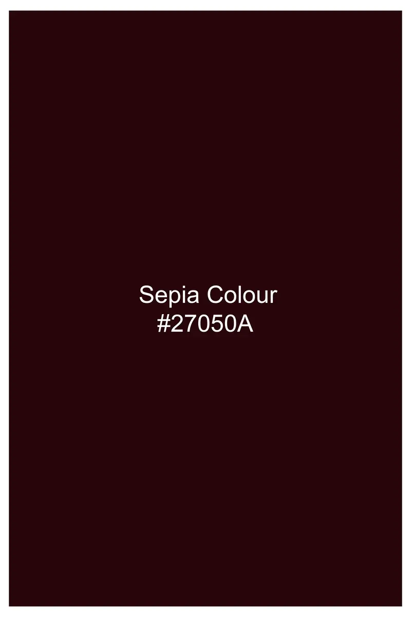 Crimson-Sepia Red Velvet Peak Lapel Tuxedo Blazer 11