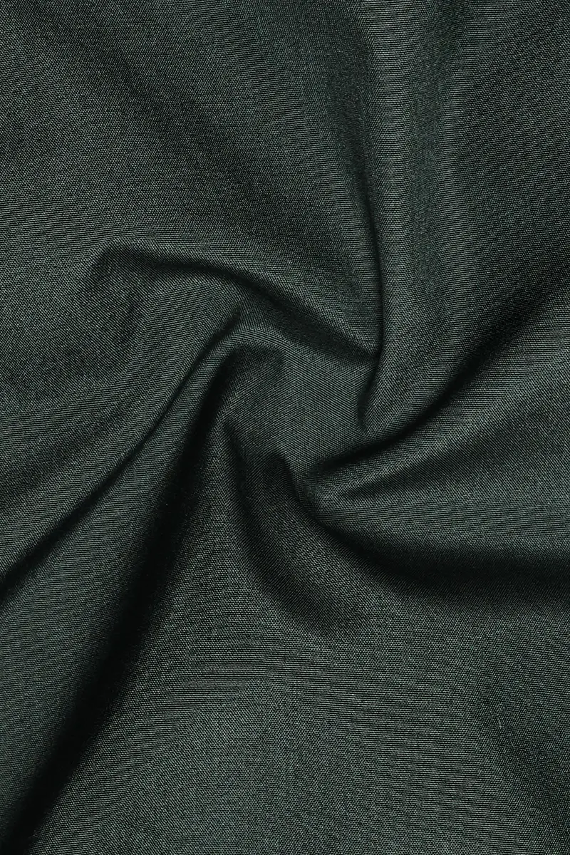 Cyan Green Plain Solid Poplin Premium Cotton Shirt 3