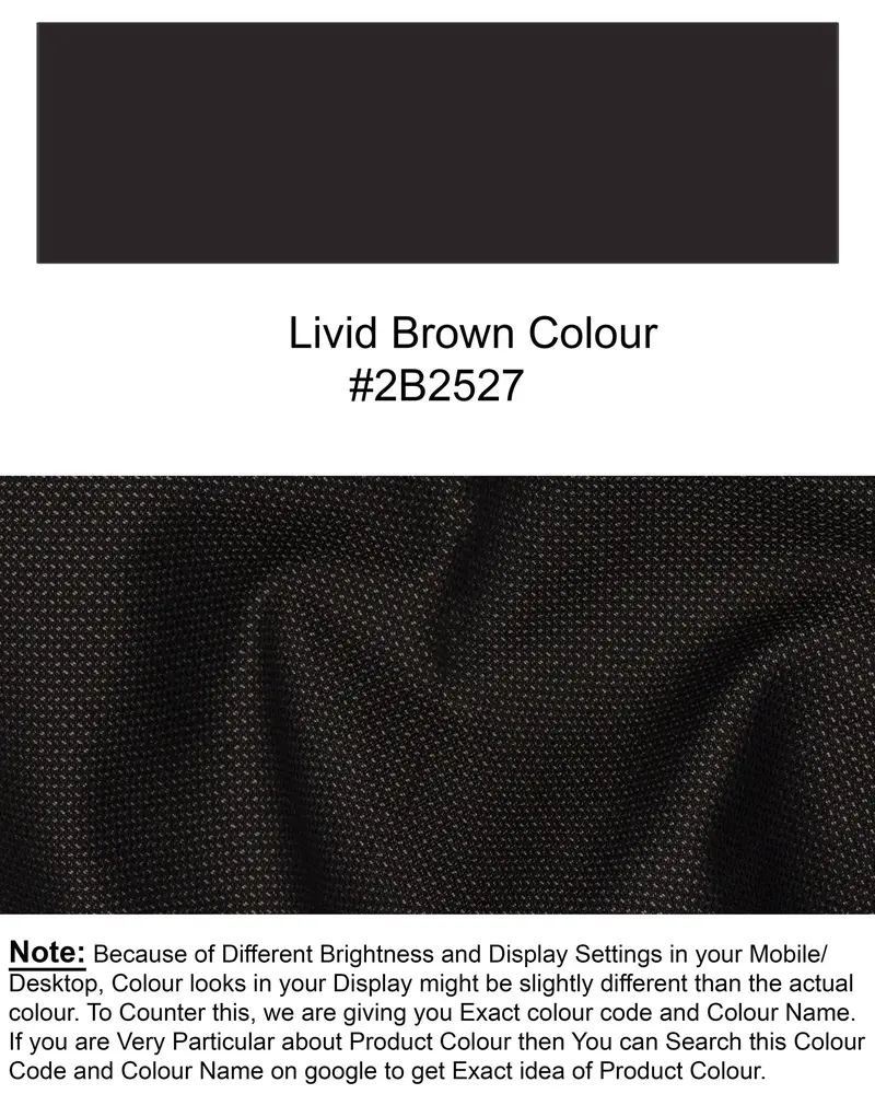 Dark Brown Wool Rich Waistcoat 7