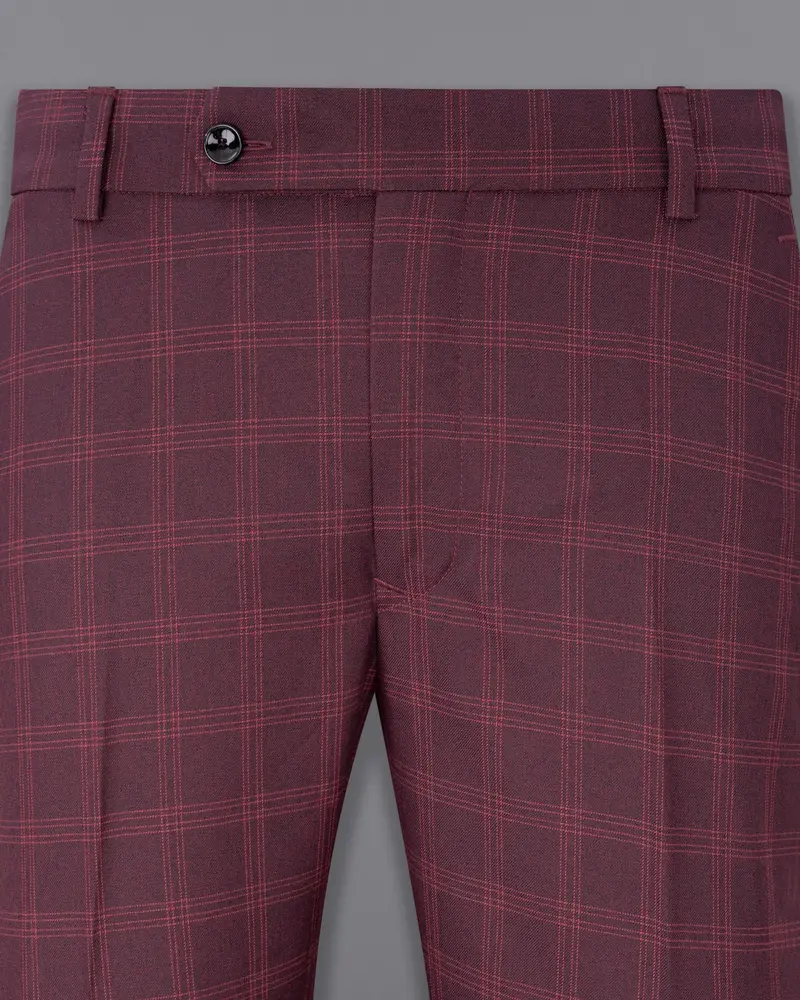 Dark Byzantium Plaid Pant 2