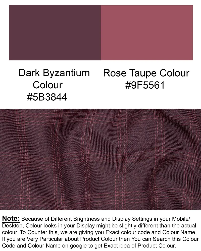 Dark Byzantium Plaid Pant 6