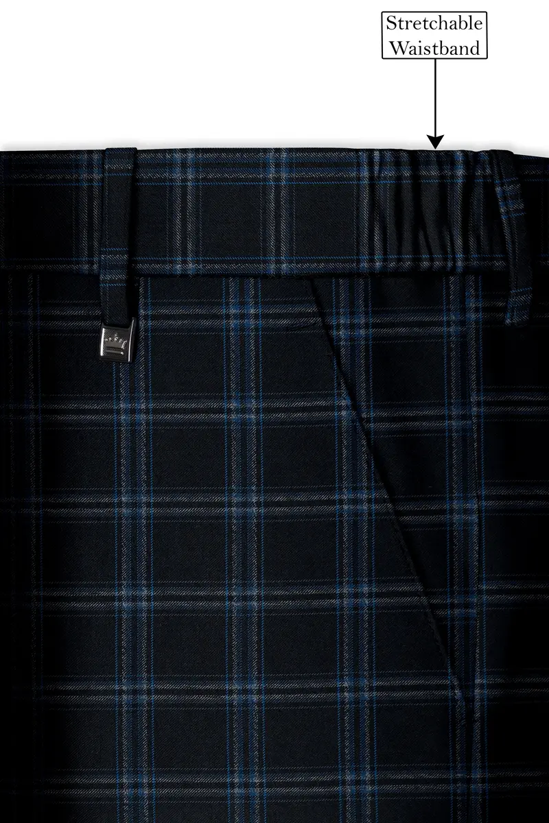 Dark Gray Windowpane Woolrich Pant 6