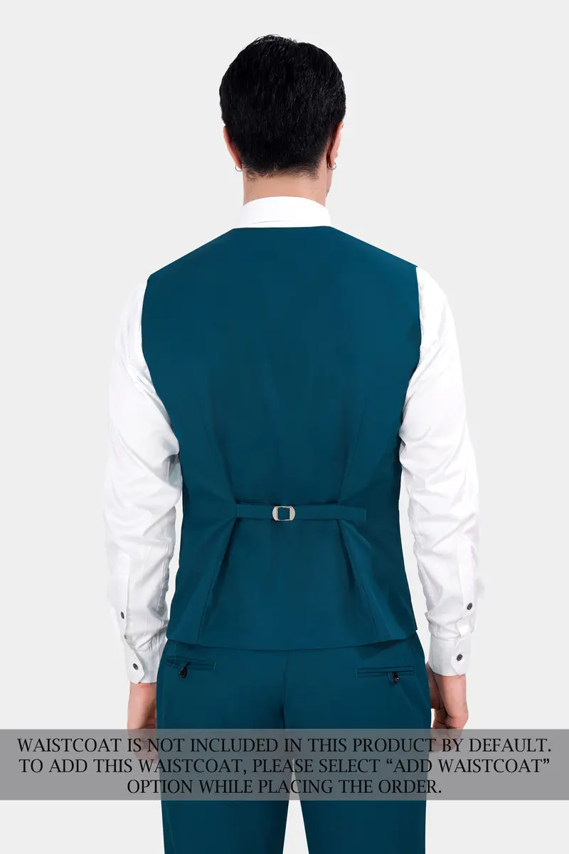 Dell Blue Wool Rich Designer Suit 10