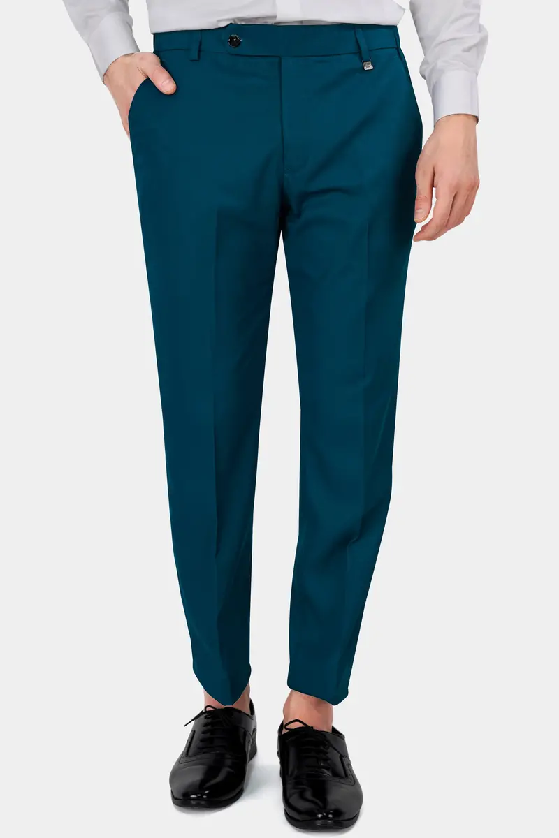 Dell Blue Wool Rich Designer Suit 11