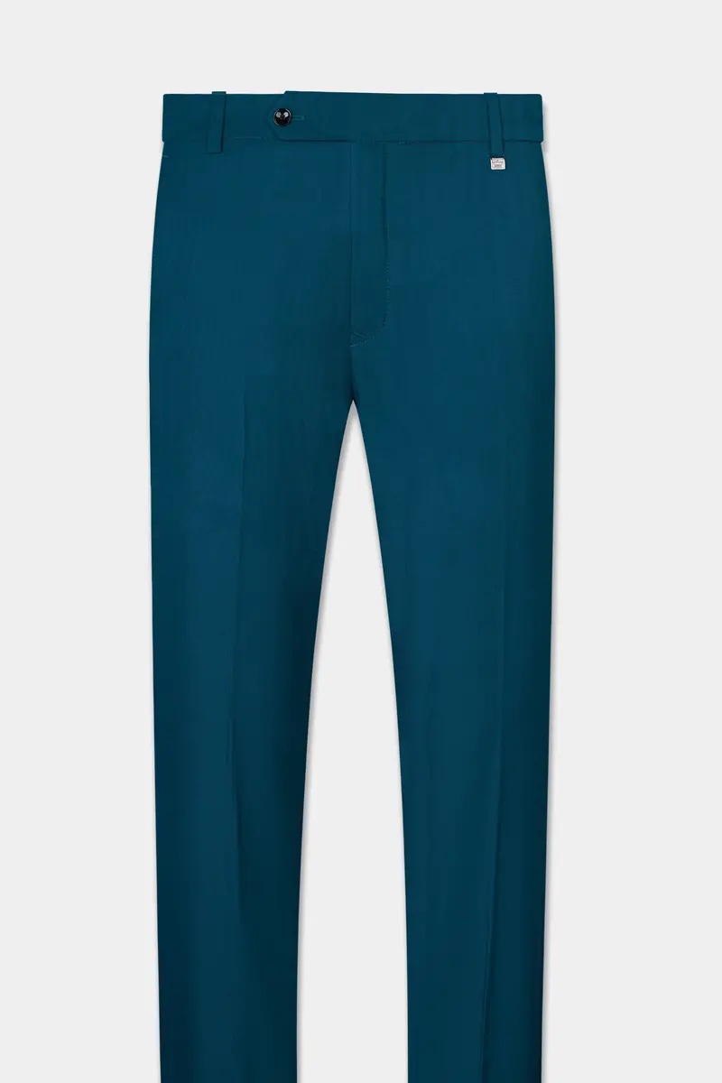 Dell Blue Wool Rich Designer Suit 14