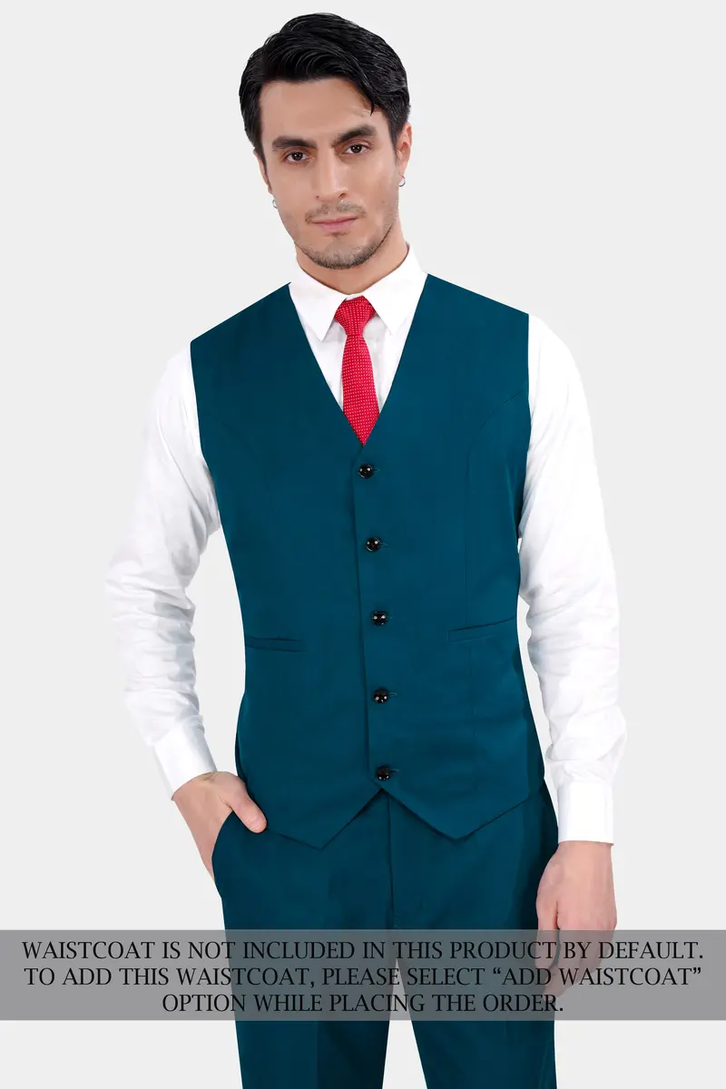 Dell Blue Wool Rich Designer Suit 8