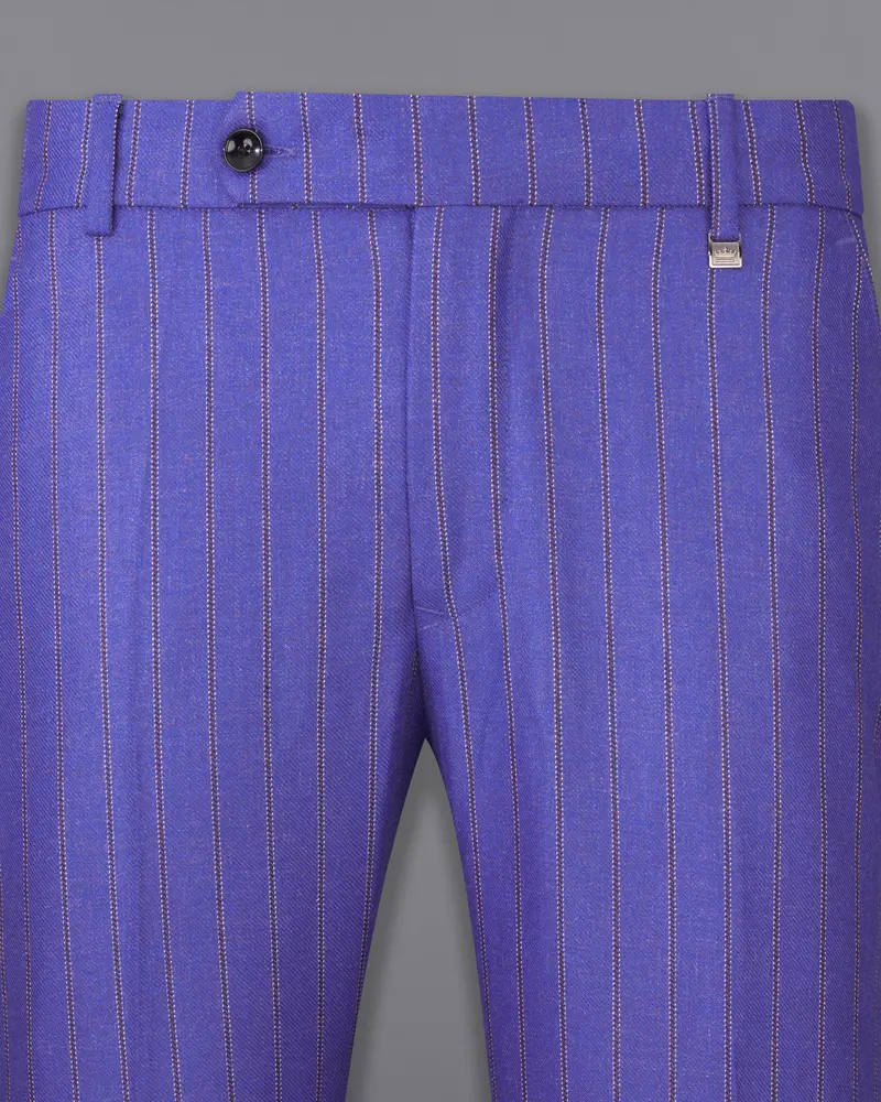 Deluge Blue Striped Pant 2