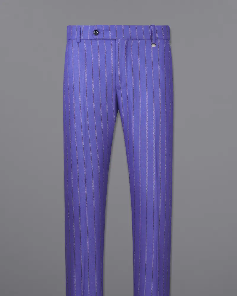 Deluge Blue Striped Pant 4