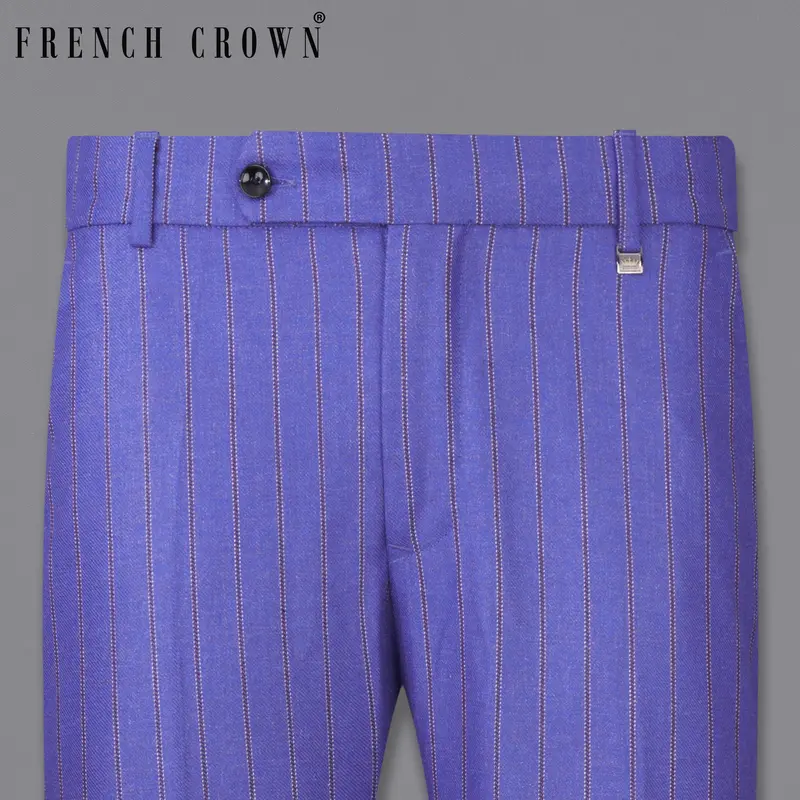 Deluge Blue Striped Pant 6