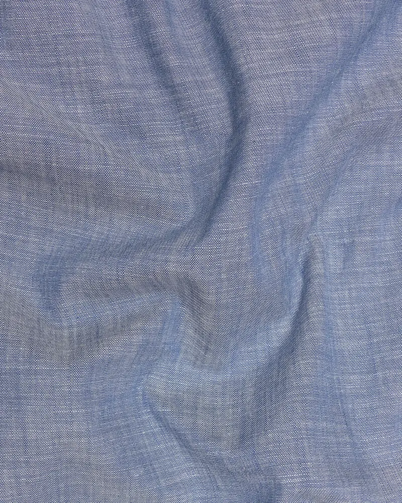 Denim Blue Royal Oxford Shirt 2