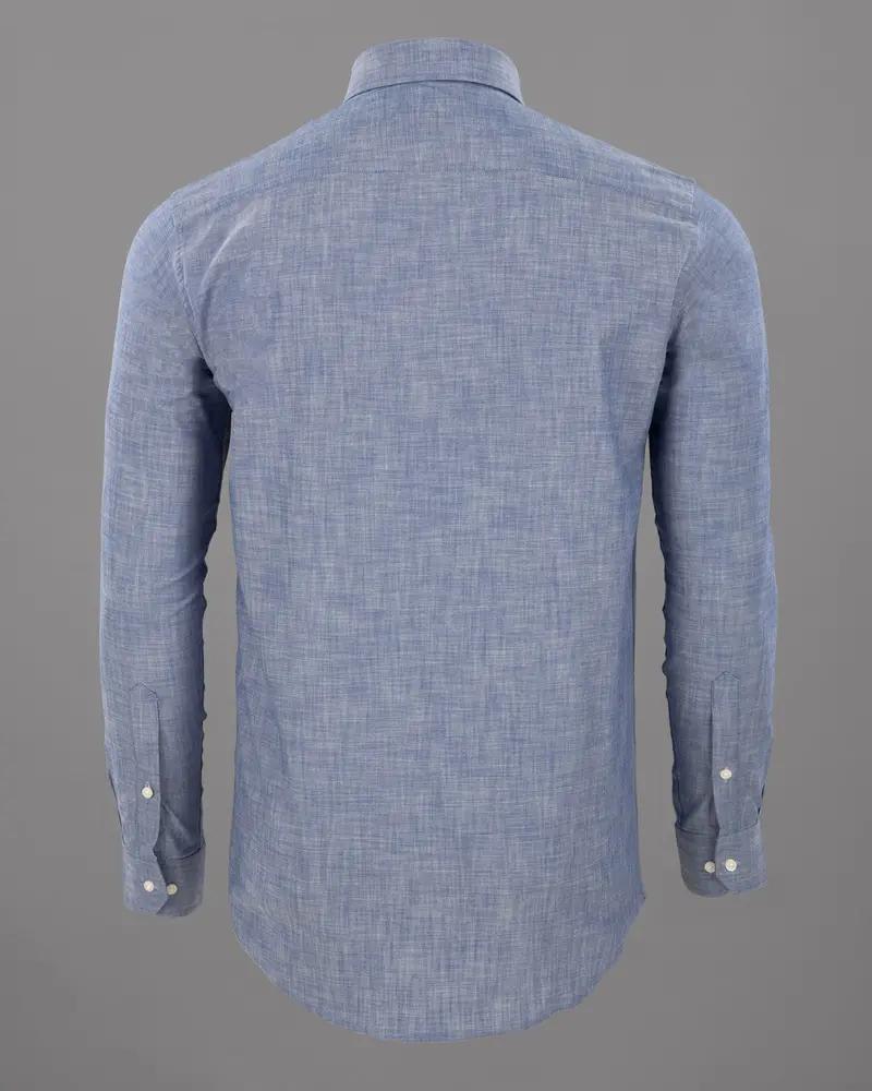 Denim Blue Royal Oxford Shirt 6