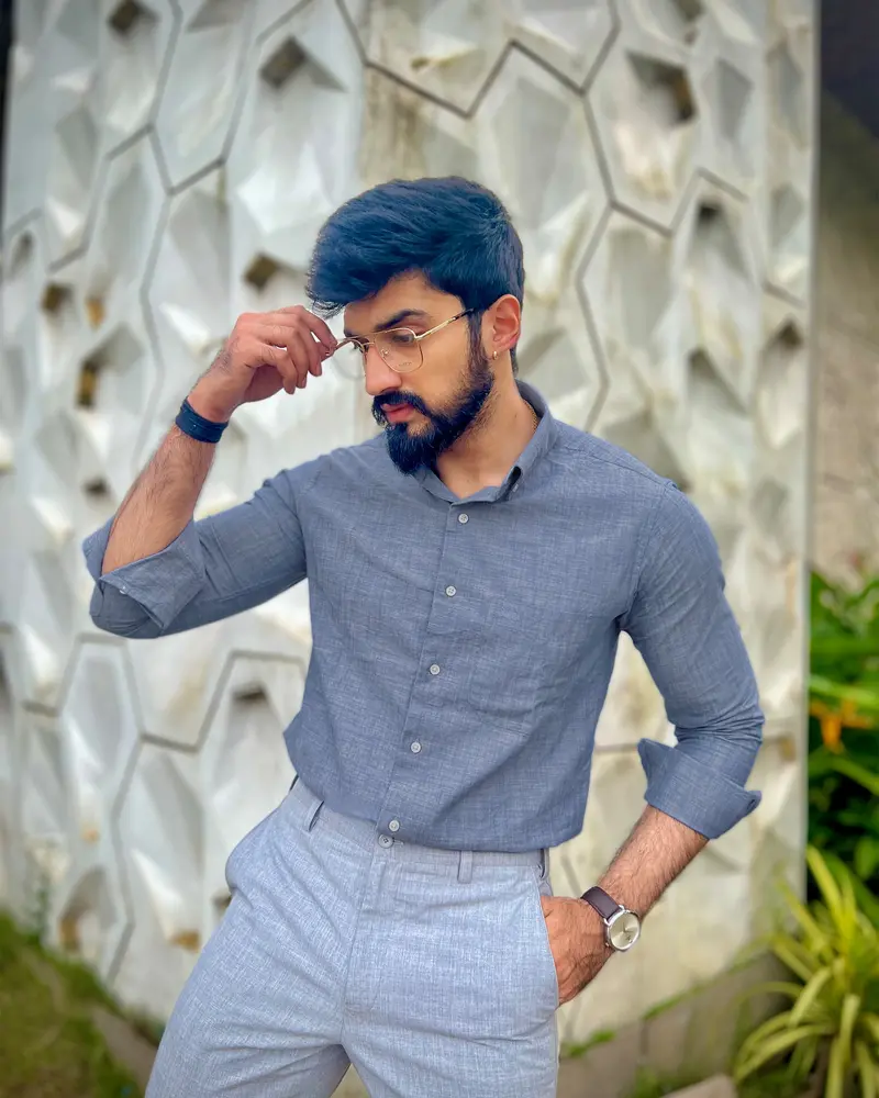 Denim Blue Royal Oxford Shirt 7