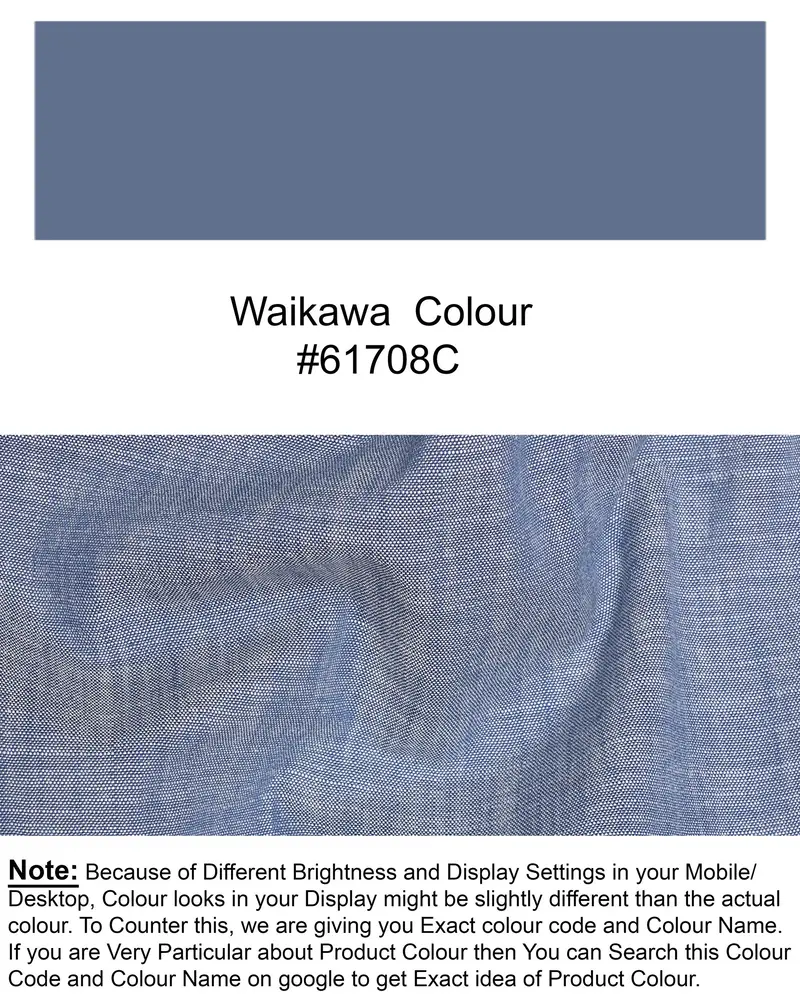 Denim Blue Royal Oxford Shirt 9