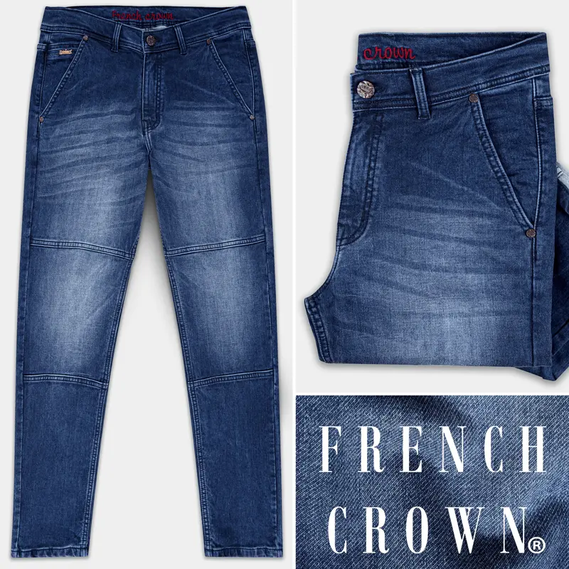 Dianne Blue Whiskering Wash Denim 1