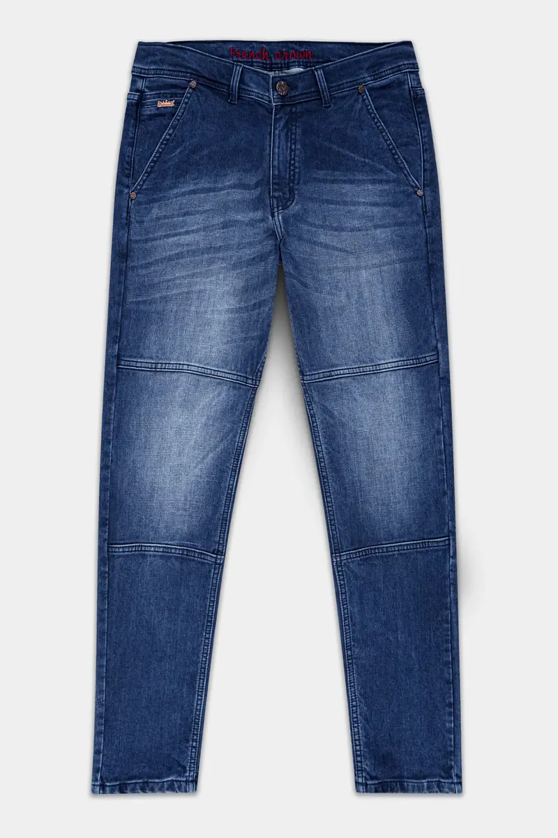 Dianne Blue Whiskering Wash Denim 2